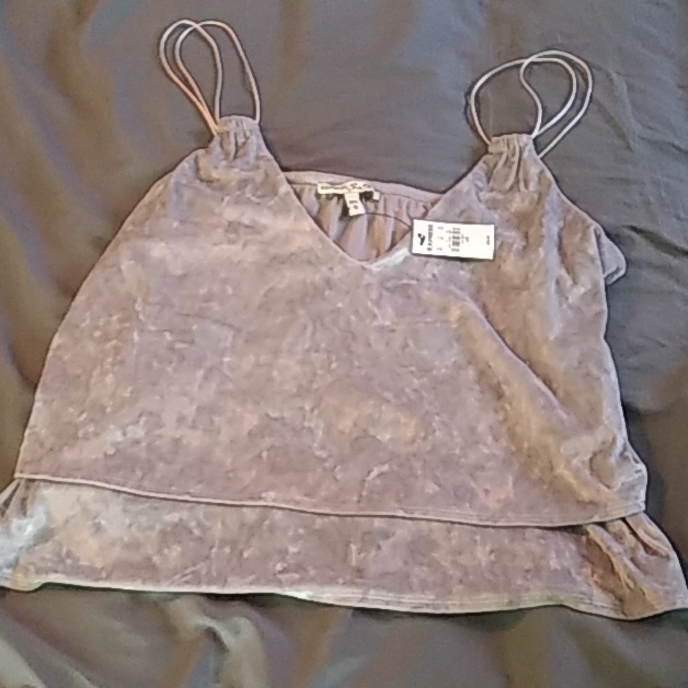 brand new with tags H&M veltet crop top tank top